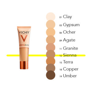 Vichy | MINERALBLEND FLUID Sienna n 12 | 30 ml | Fondotinta minerale idratante incarnato fresco tenuta 16h