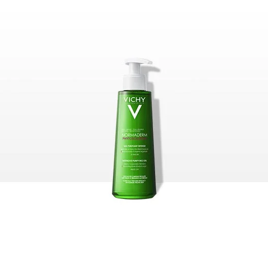 NORMADERM PHYTOSOLUTION CLEANSER 400 e 200 ml | Gel detergente purificante Vichy per pelli grasse e/o acneiche immagine del prodotto Farmacia Benincasa