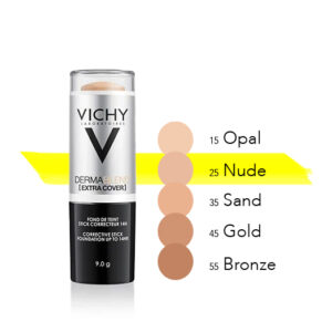 Vichy DERMABLEND EXTRA COVER 25 Nude stick - fondotinta stick copertura extra elevata immagine prodotto farmaciabenincasa.it