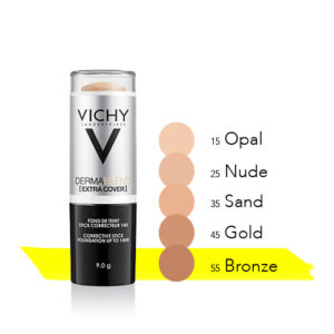 Vichy DERMABLEND EXTRA COVER STICK 55 bronze - fondotinta stick copertura extra elevata immagine prodotto farmaciabenincasa