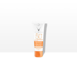 Vichy| IDEAL SOLEIL Anti-macchie 3in1 50+ | da 50 ml | Crema solare per il viso con macchie